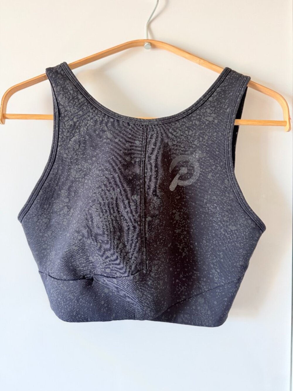 Lululemon x Peloton Black Speckled Energy Bra Collab Womens S